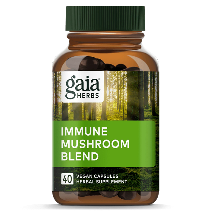 Gaia Herbs Immune Mushroom Blend with Cordyceps Mushroom Benefits