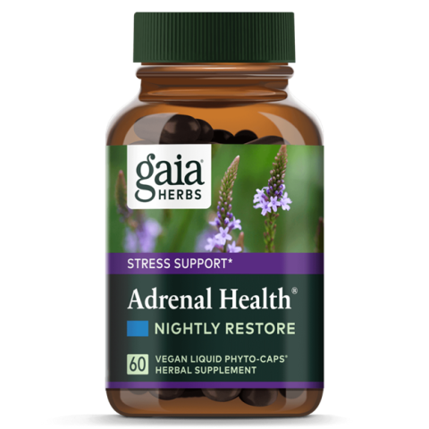 Gaia Herbs Adrenal Health® Nightly Restore has Reishi mushroom benefits