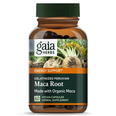 Bottle of Gaia Herbs for good health