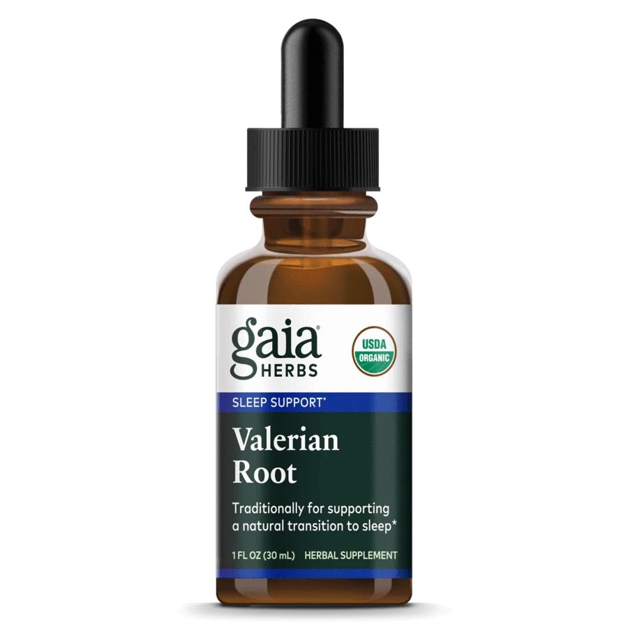 Valerian herbs for sleep in liquid form