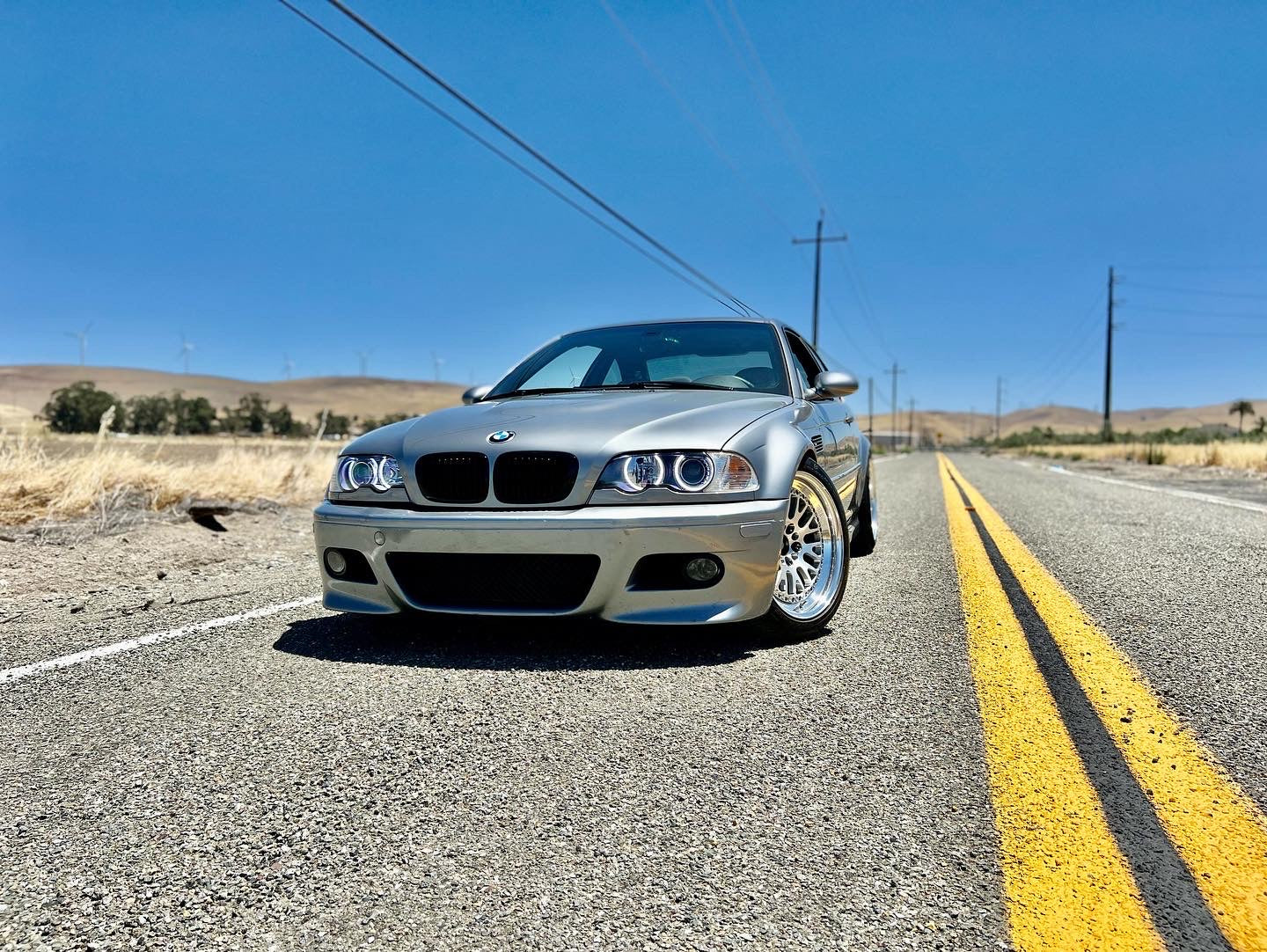 BMW M3 E46 CCW Classic Wheels Silver Gray