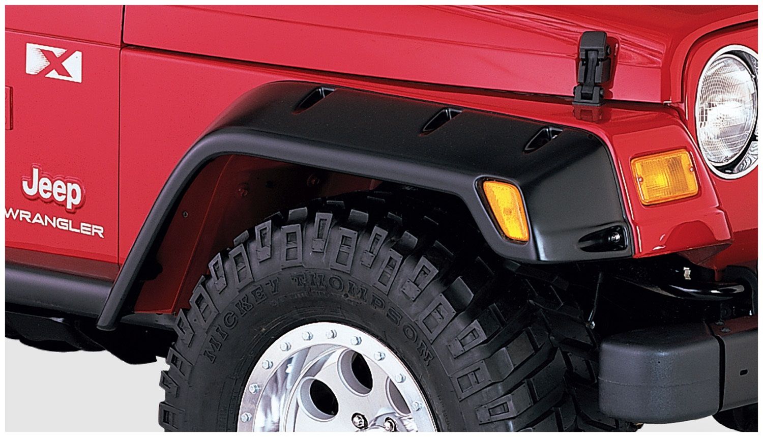 Bushwacker Jeep Flat Style Fender Flares Jeep Wrangler JT (1997-2006) –  Redline360