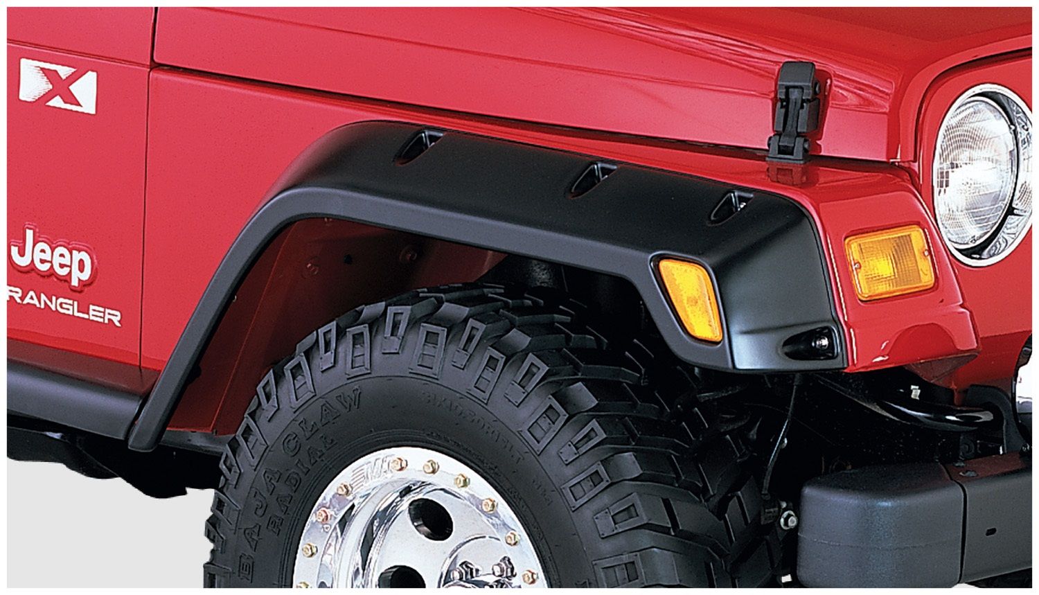 Bushwacker Jeep Flat Style Fender Flares Jeep Wrangler TJ (1997-2006) –  Redline360