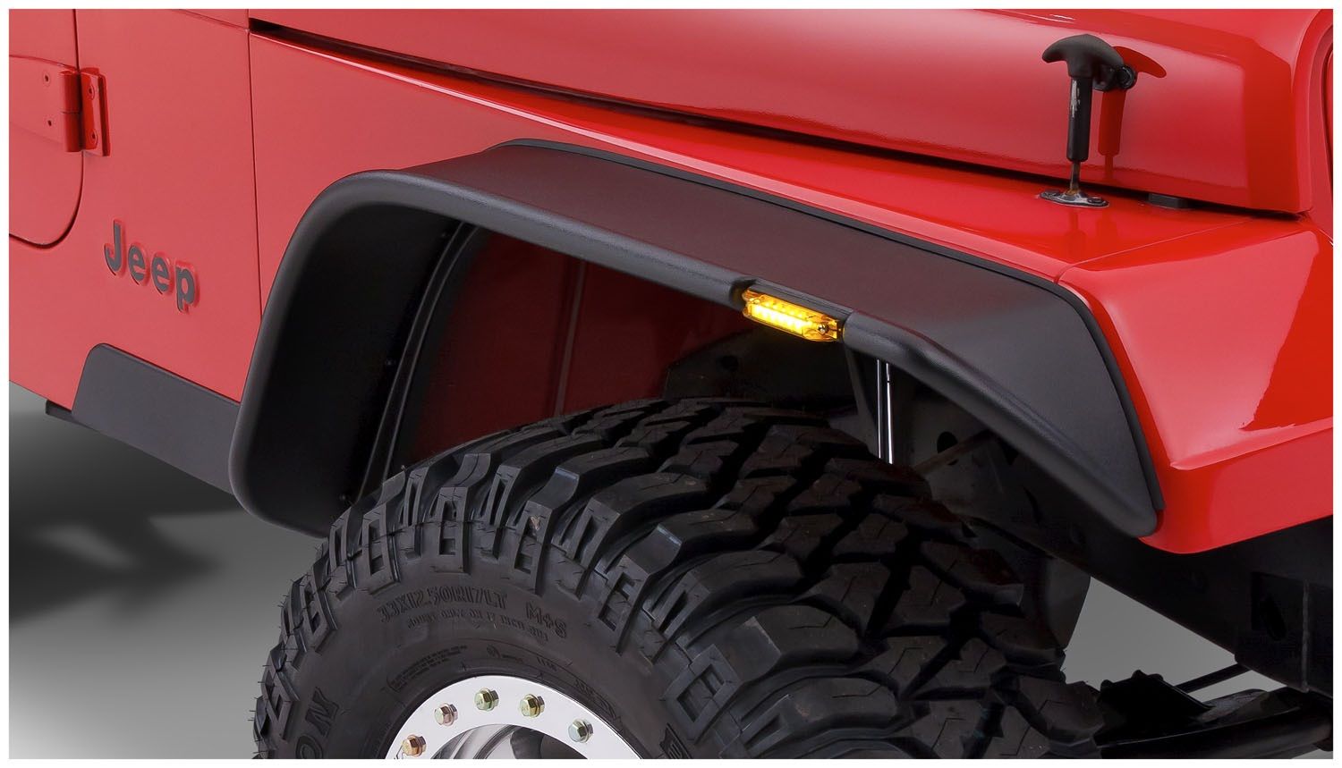 Bushwacker Jeep Flat Style Fender Flares Jeep Wrangler YJ [Front/Rear] –  Redline360