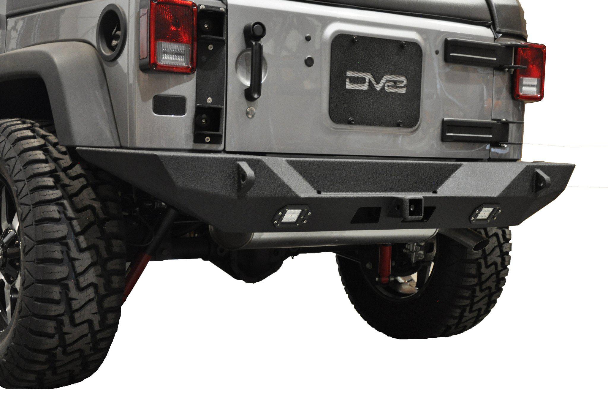 DV8 Off Road Rear Bumper Jeep Wrangler JK (2007-2018) RBSTTB-10 – Redline360