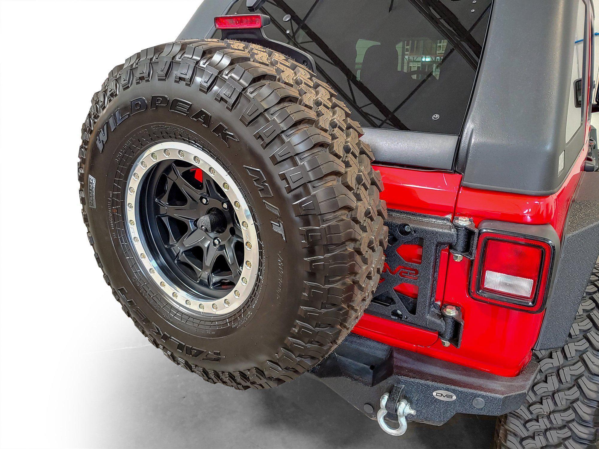 DV8 Off Road Tire Carrier Jeep Wrangler JL (2018-2021) Tailgate / Cage –  Redline360