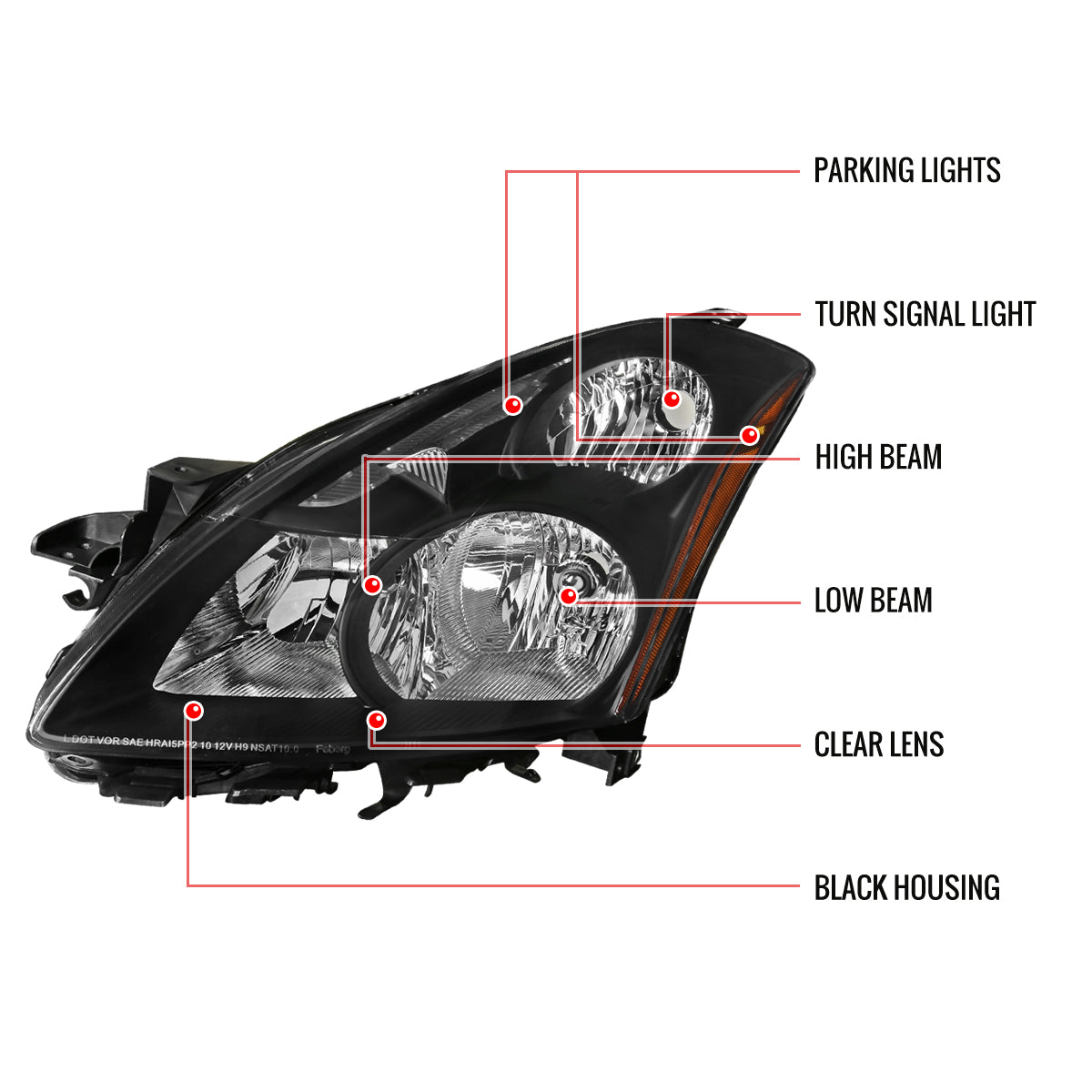 2011 nissan altima headlight assembly replacement