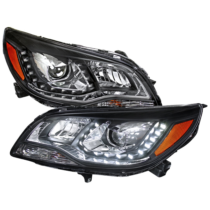 Spec-D OEM Replacement Headlights Chevy Malibu (2013-2014-2015) Black