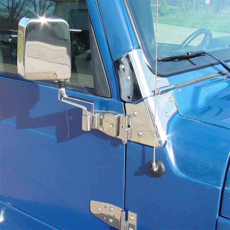Kentrol Door Hinge Jeep Wrangler TJ (1997-2002) Polished or Black –  Redline360