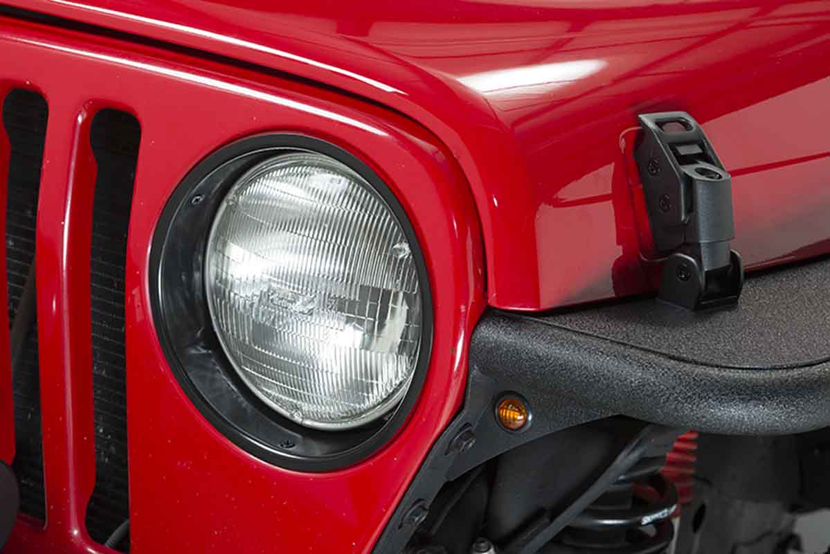 Kentrol Headlight Bezels Jeep Wrangler TJ (1997-2006) Pair - Polished –  Redline360