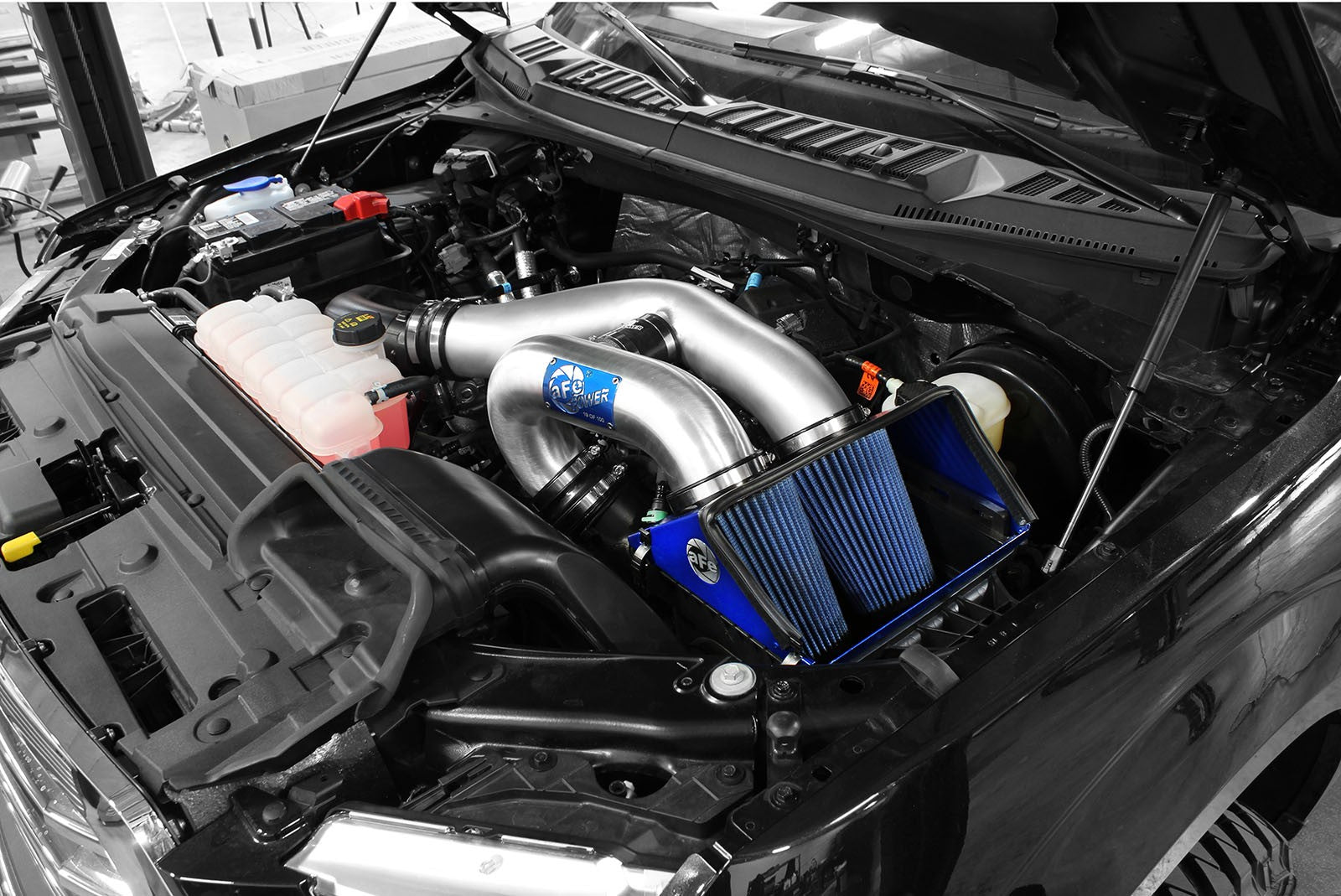 aFe Magnum FORCE Stage-2 'Limited Edition' Dual Cold Air Intake Ford F ...