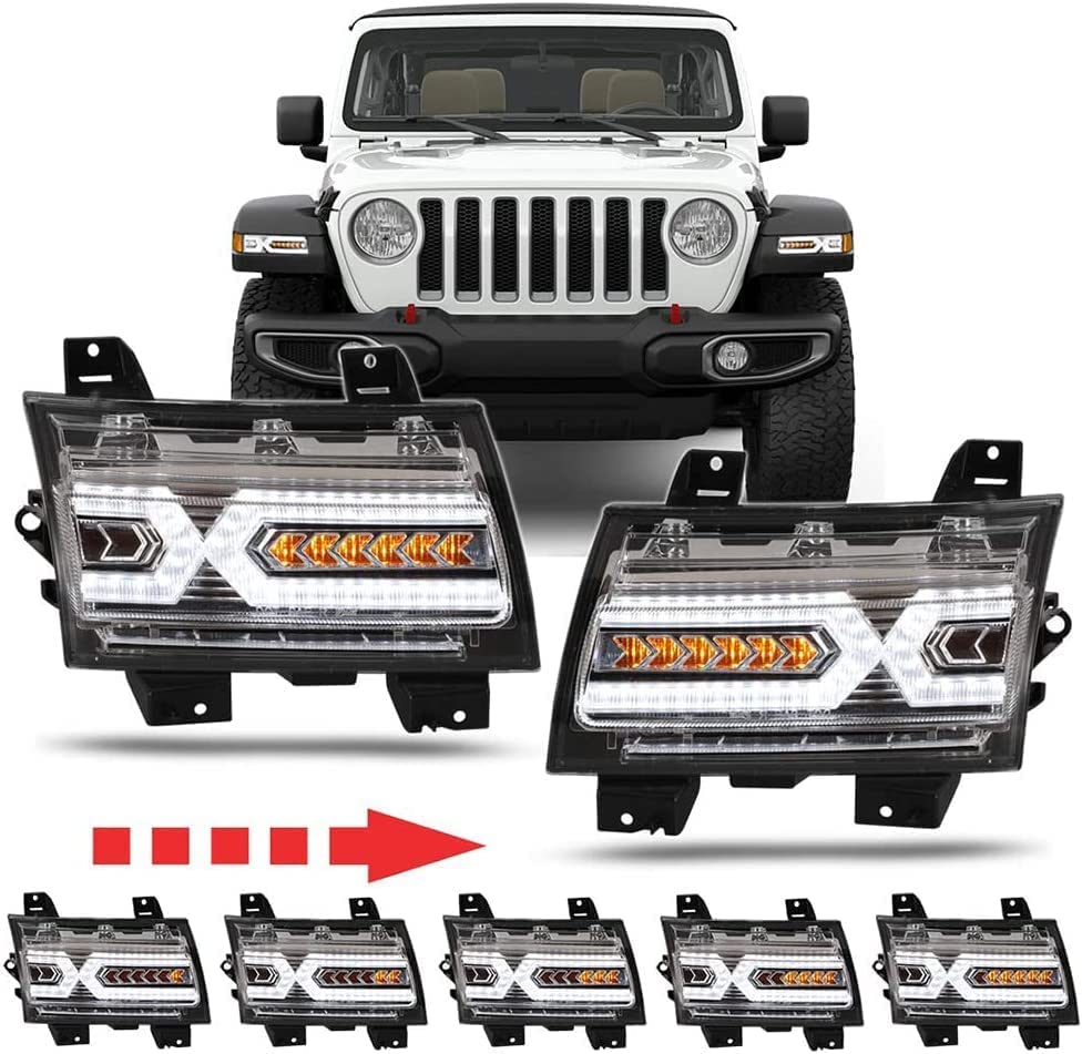 Winjet Renegade Turn Signal Lights Jeep Wrangler JL / Gladiator (18-22 –  Redline360