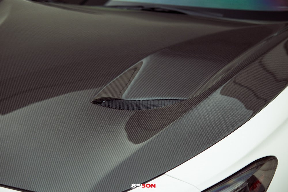 q60 carbon fiber hood