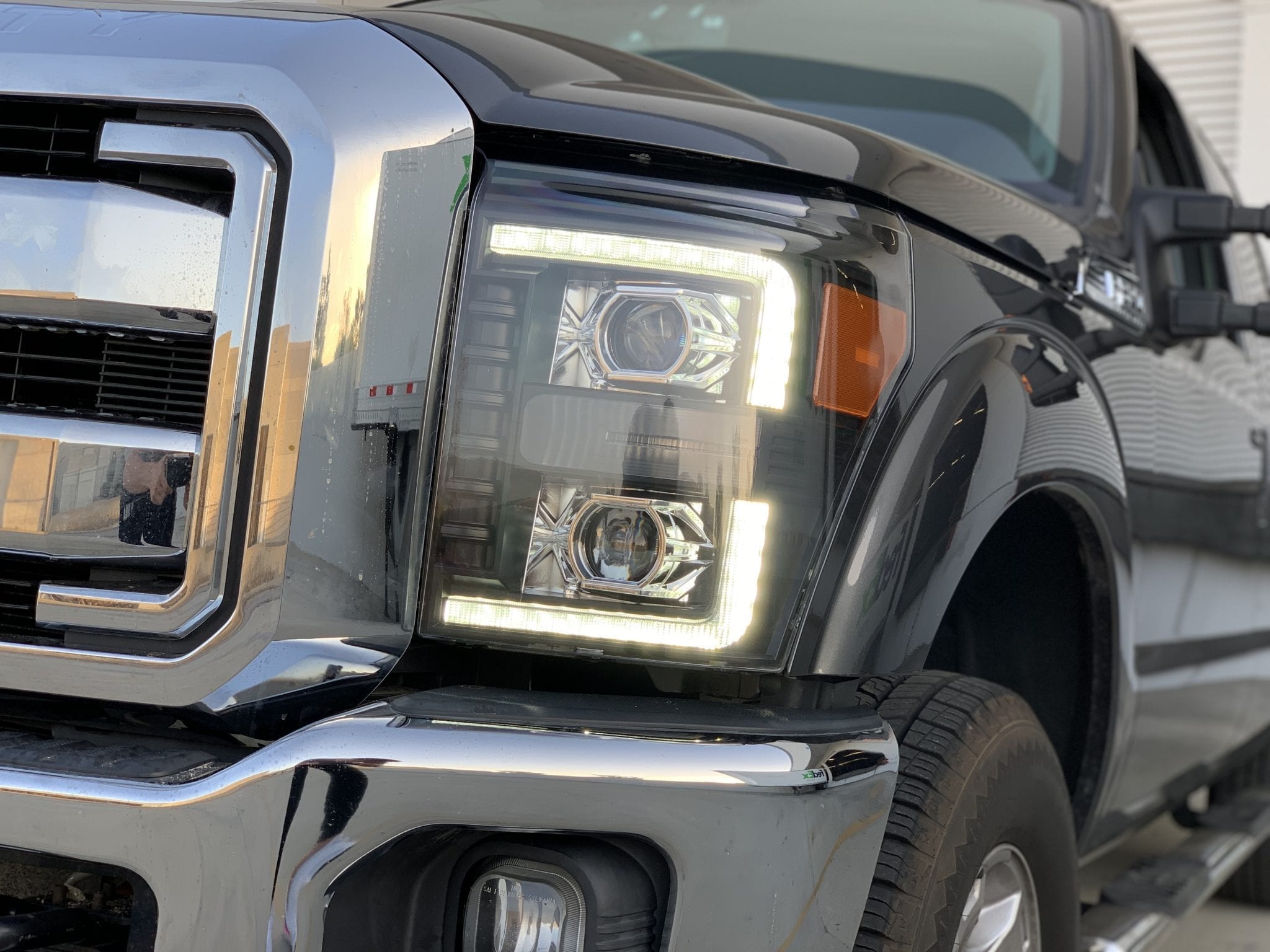 f250 halo headlights