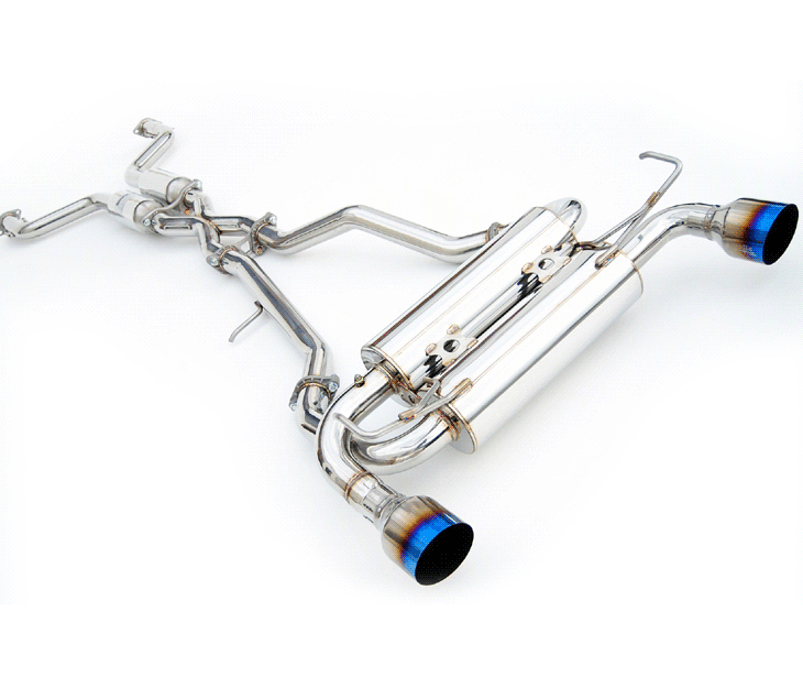 Invidia Exhaust Nissan 350Z (03-08) Gemini Catback w/ Blue Titanium Tips