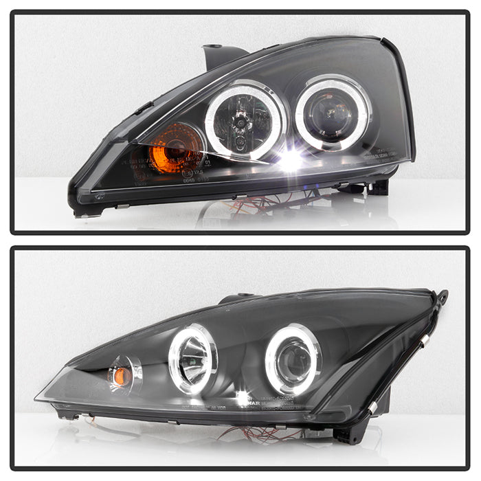 冬の華 USヘッドライト Ford Expursion 2000-2004プロジェクターV CCFL Halo LEDブラックスモーク  Spyder For Ford Excursion 2000-2004 Projector V CCF 外装、ボディパーツ