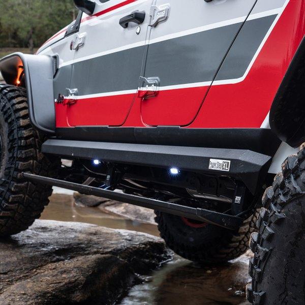 AMP PowerStep XL Running Boards Jeep Wrangler JL 2 Doors (18-21) Power –  Redline360