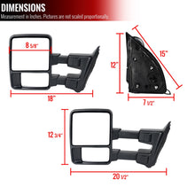 Load image into Gallery viewer, 169.95 Spec-D Towing Mirrors Ford F250 F350 F450 F550 (2003-2015) Manual Adjustable &amp; Extendable - Redline360 Alternate Image