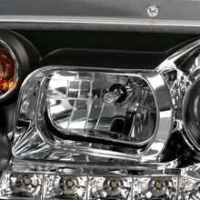 Load image into Gallery viewer, 189.95 Spec-D Projector Headlights VW Jetta MK4 (99-04) w/ Audi R8 Style LED Strip - Black or Chrome - Redline360 Alternate Image