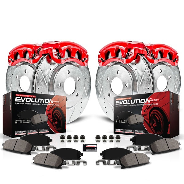 Front & Rear Ceramic Brake Pad & Rotor Kit for Mazda CX-9 SUV Truck New Front & Rear Ceramic Brake Pad & Rotor Kit for Mazda CX-9 SUV Truck New