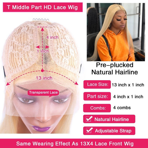 613 blonde wig human hair