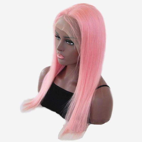 Pink Human Hair Wigs