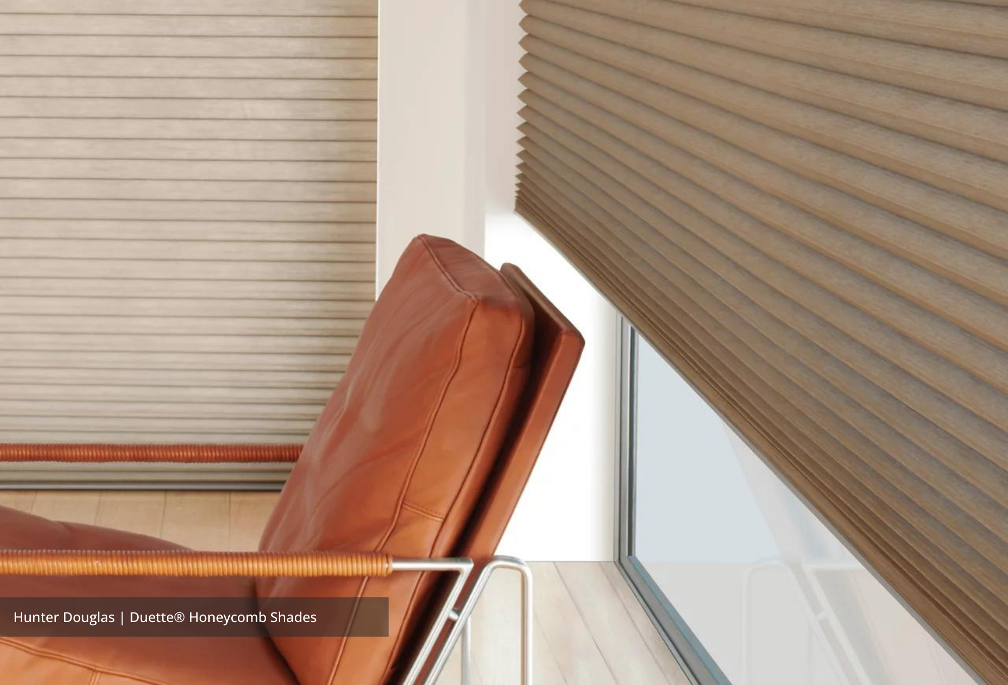 Hunter Douglas Duette Honeycomb Shades available at JC Licht.