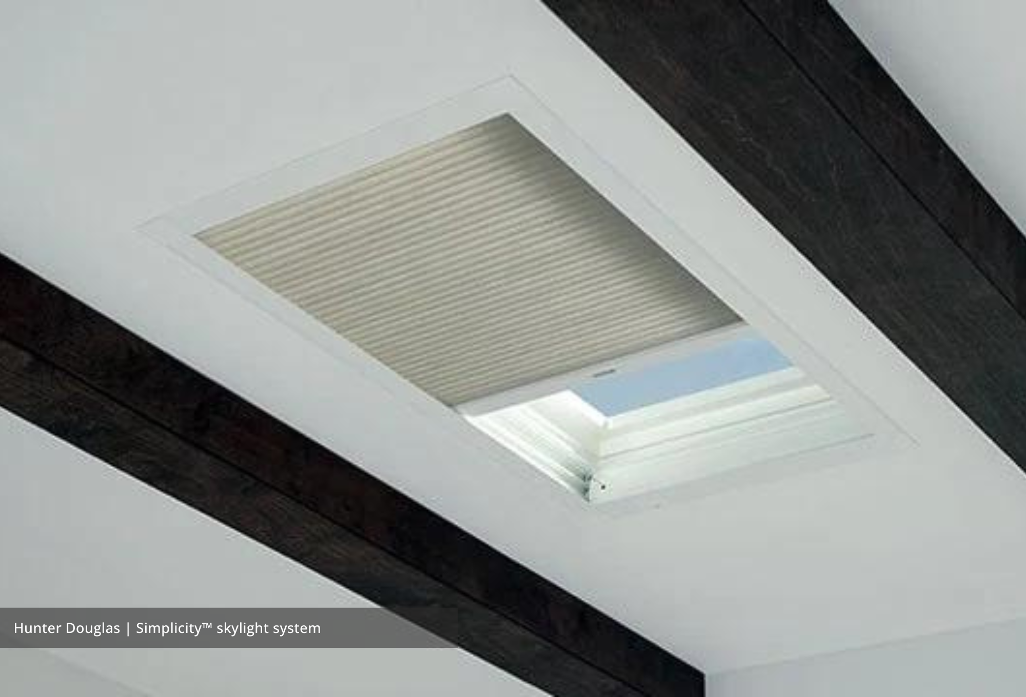 Hunter Douglas Simplicity™ skylight system available at JC Licht.