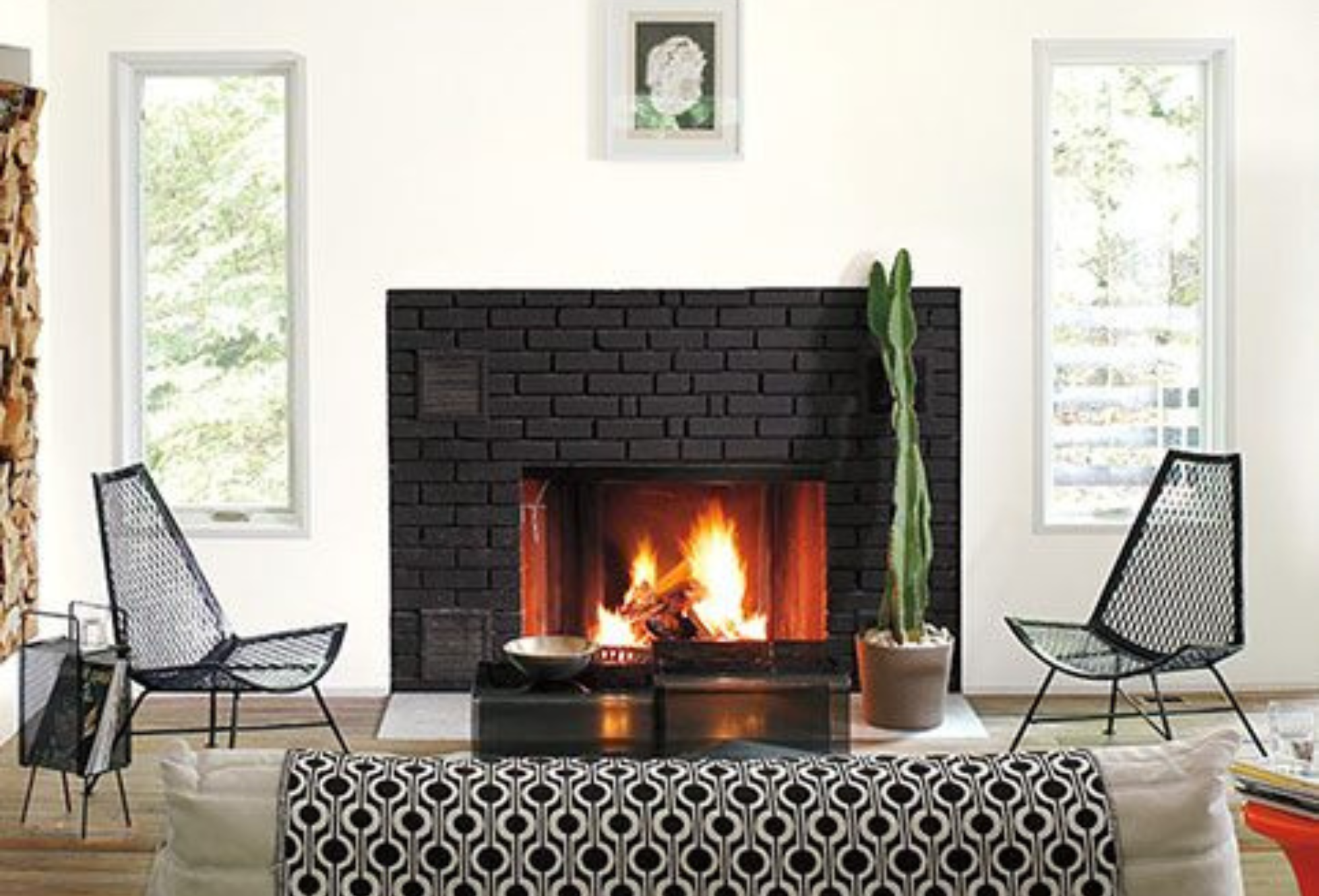 Benjamin Moore Fireplace Brick Paint available at JC Licht.