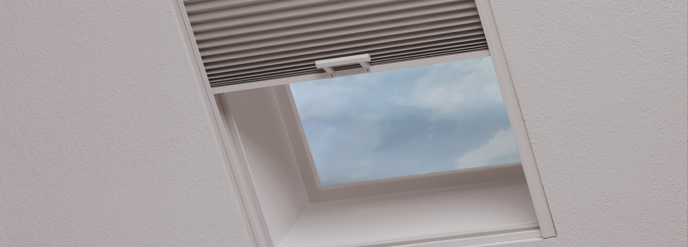 Simplicity Skylight window covering by Hunter Douglas and available at JC Licht.