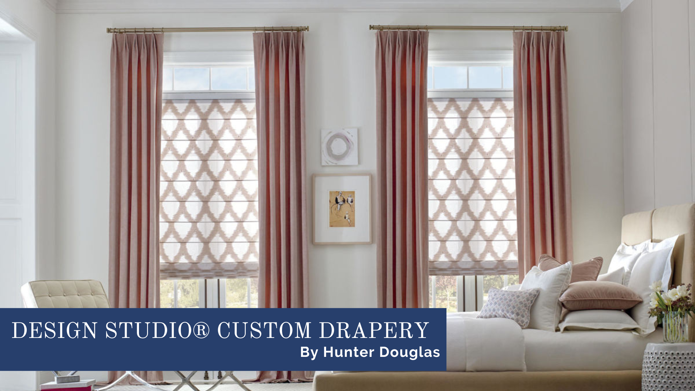 Hunter Douglas Design Studio™ Drapery, bedroom curtains, living room curtains, kitchen curtains near Chicago, Illinois (IL)