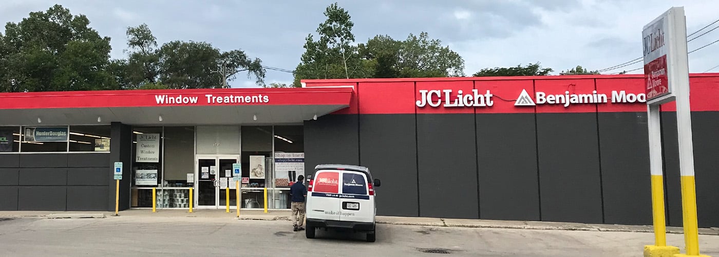 JC Licht Glenview sells paint, supplies, wallpaper and window treatments.