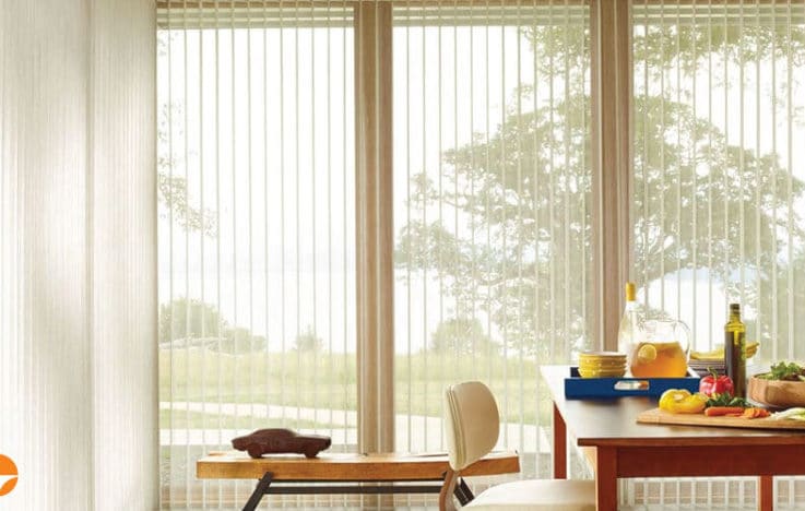 LUMINETTE® window coverings from Hunter Douglas. Available at JC Licht in Chicago, IL