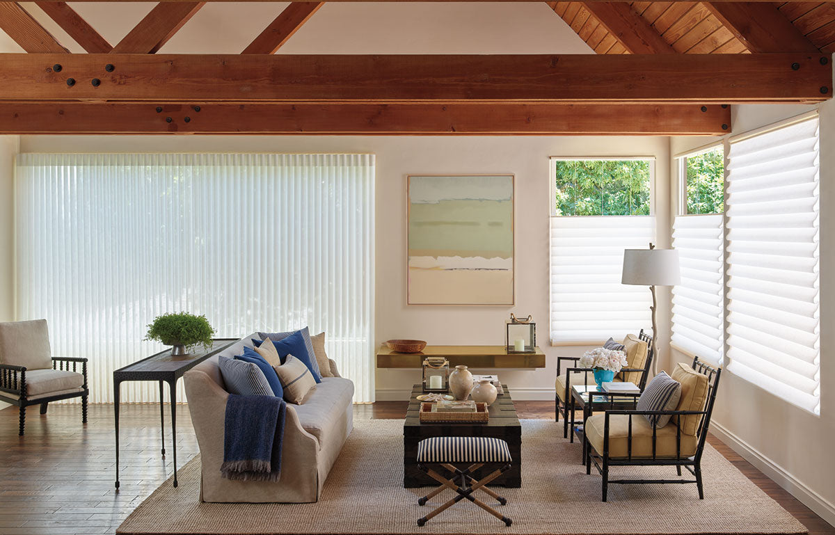 Hunter Douglas Luminette privacy sheers are available at JC Licht in Chicago, IL