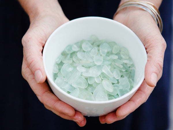 sea foam sea glass jewellery