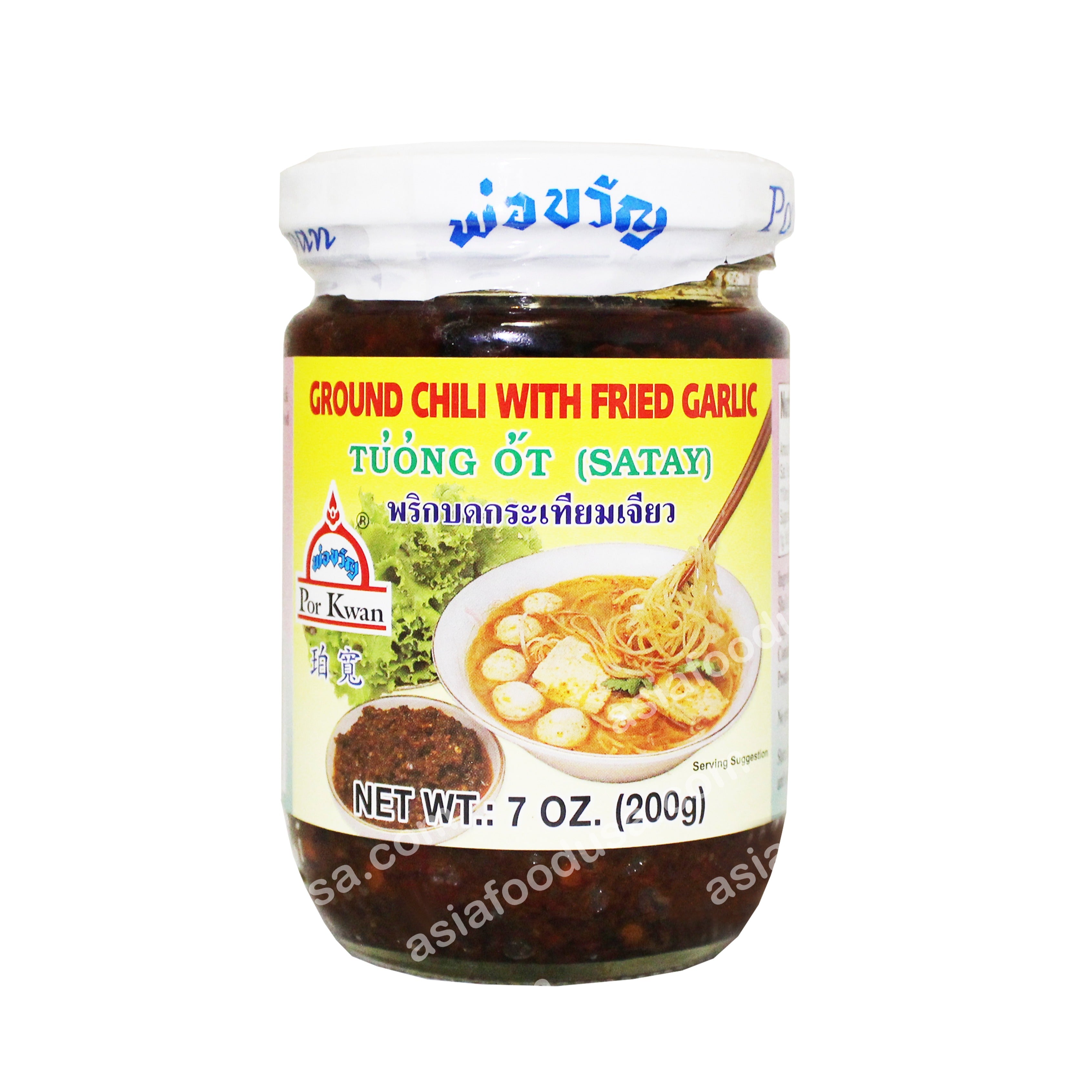 POR KWAN Ground Chili with Fried Garlic (24/7OZ)