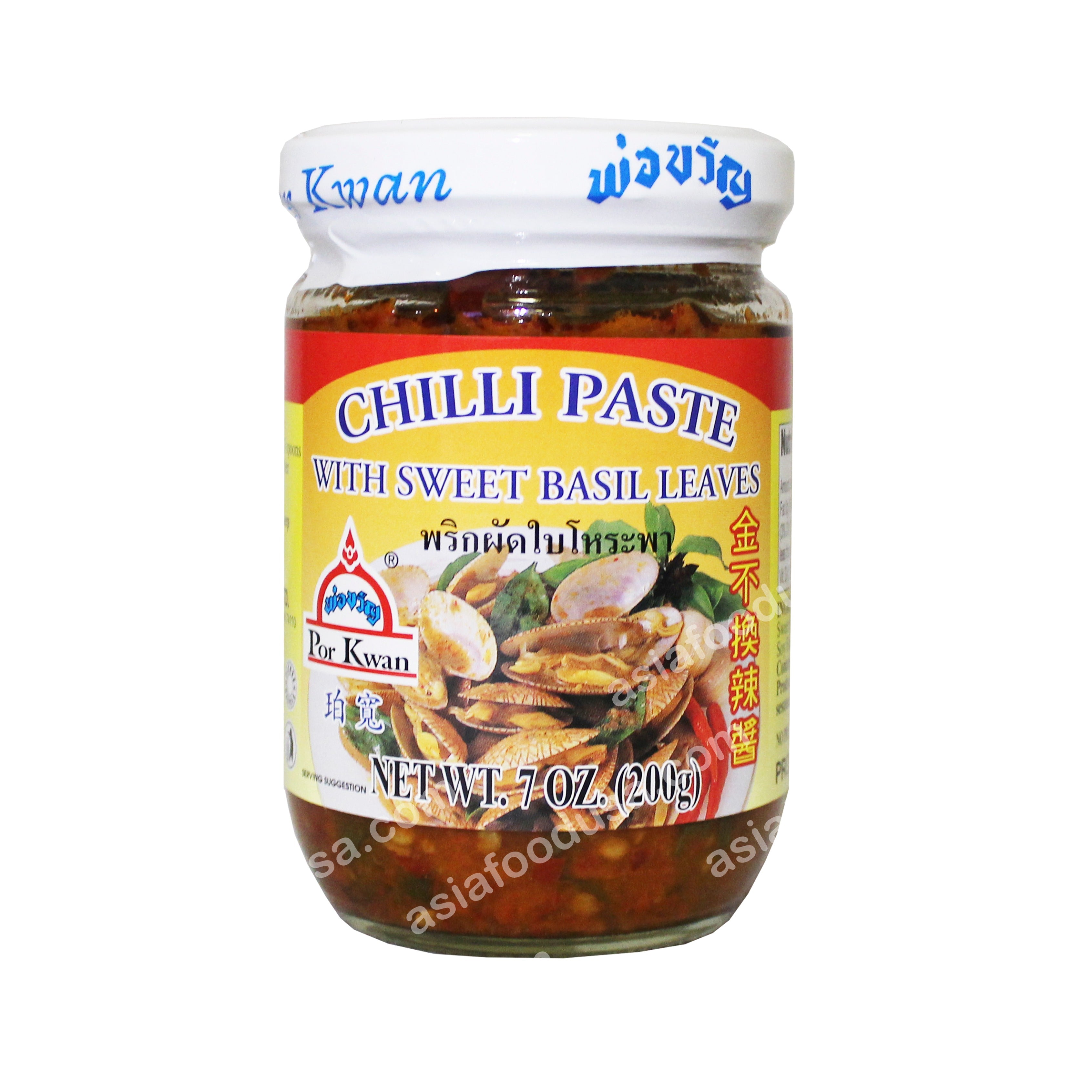 POR KWAN Chili Paste with Sweet Basil Leaves (24/7OZ)