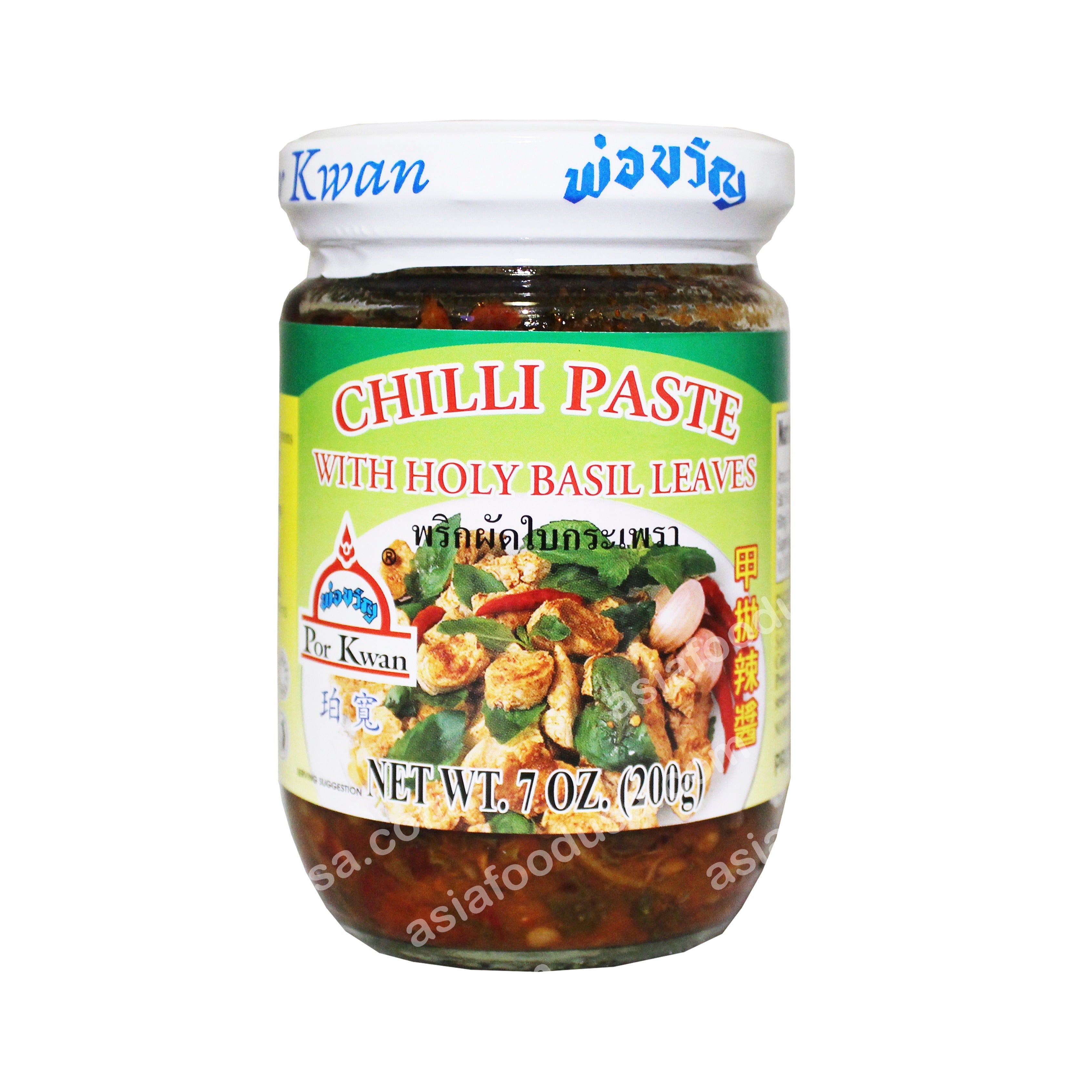 POR KWAN Chili Paste with Holy Basil Leaves (24/7OZ)