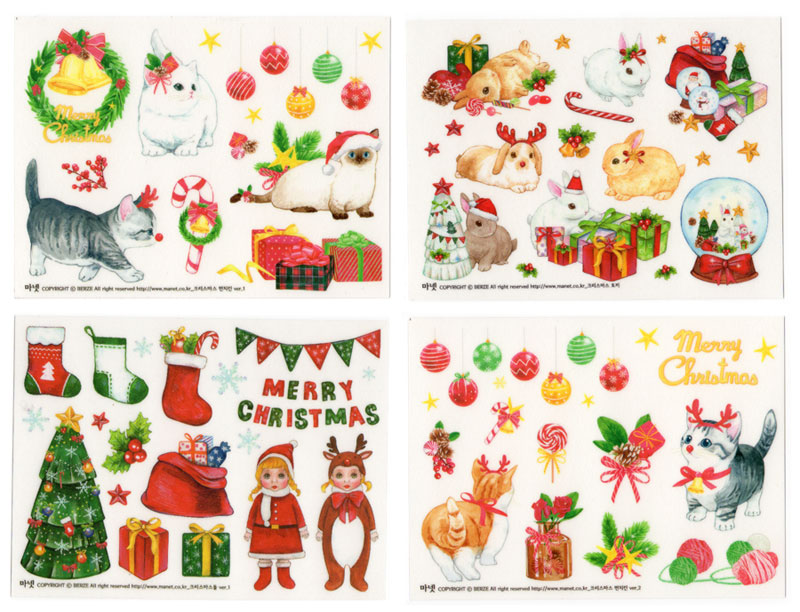 The cutest Christmas stickers EVER?!