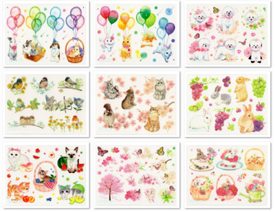 Korean DIY Sticker Sheets