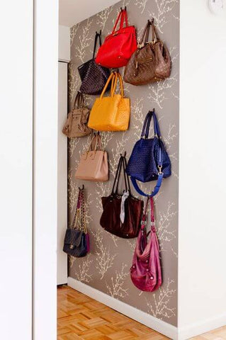 small space bag storage solutions