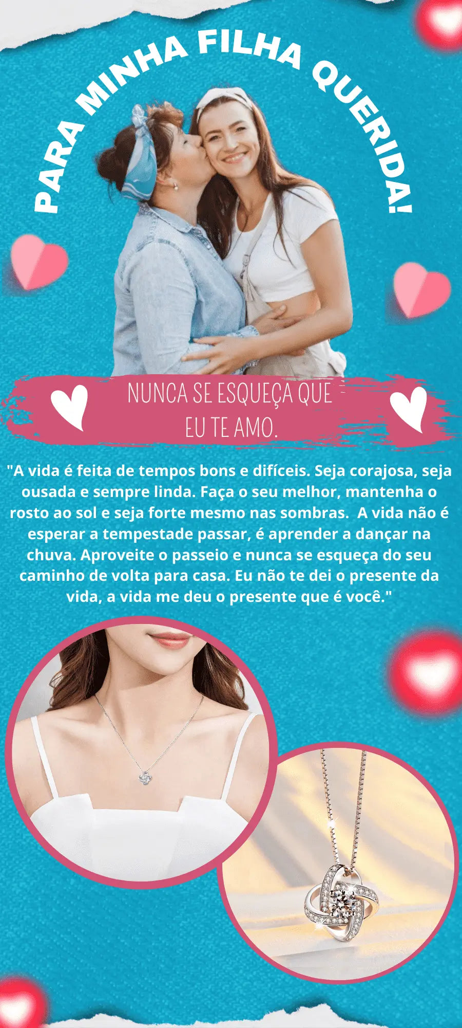 Colar Filha  Colar Para Minha Princesa