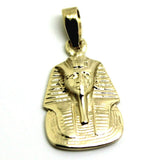 Genuine 9ct Yellow or Rose or White Gold or Silver TUTANKHAMUN Egyptian Pendant