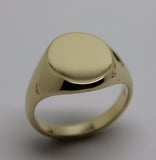 Kaedesigns Genuine Size S 9kt 9ct Yellow Gold Full Solid Heavy Signet Ring 318