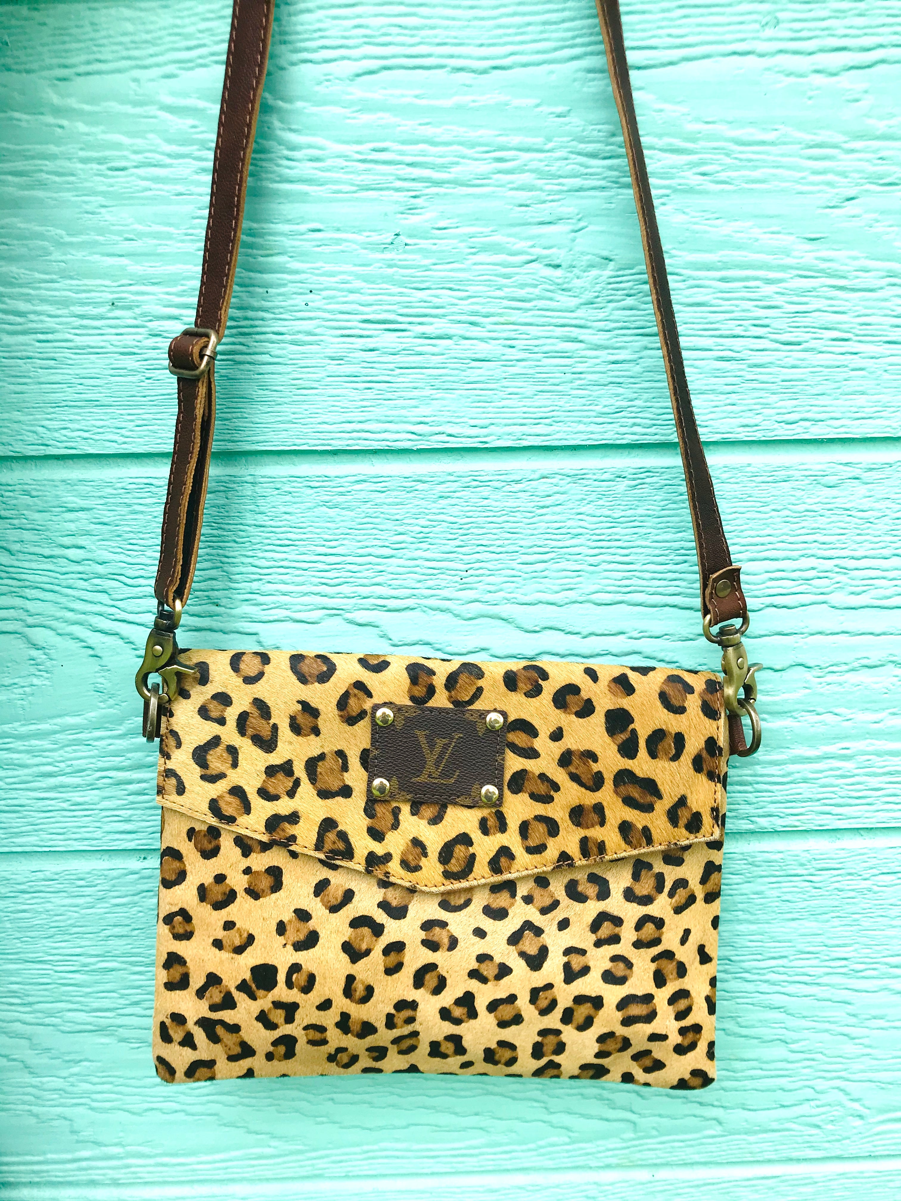 Re-purposed LV leopard cowhide cross body – Anagails