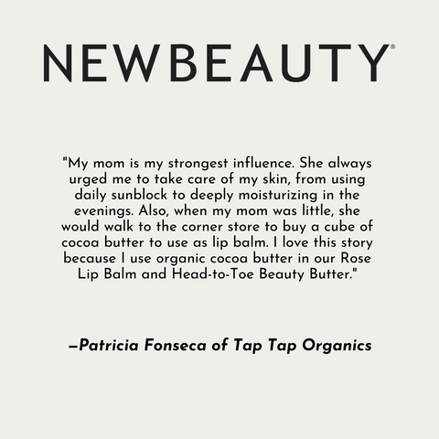 Patricia, founder of Tap Tap Organics shares a story about her mother.