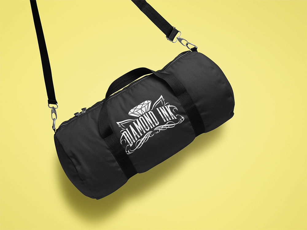 Free Psd Duffle Bag Mockup