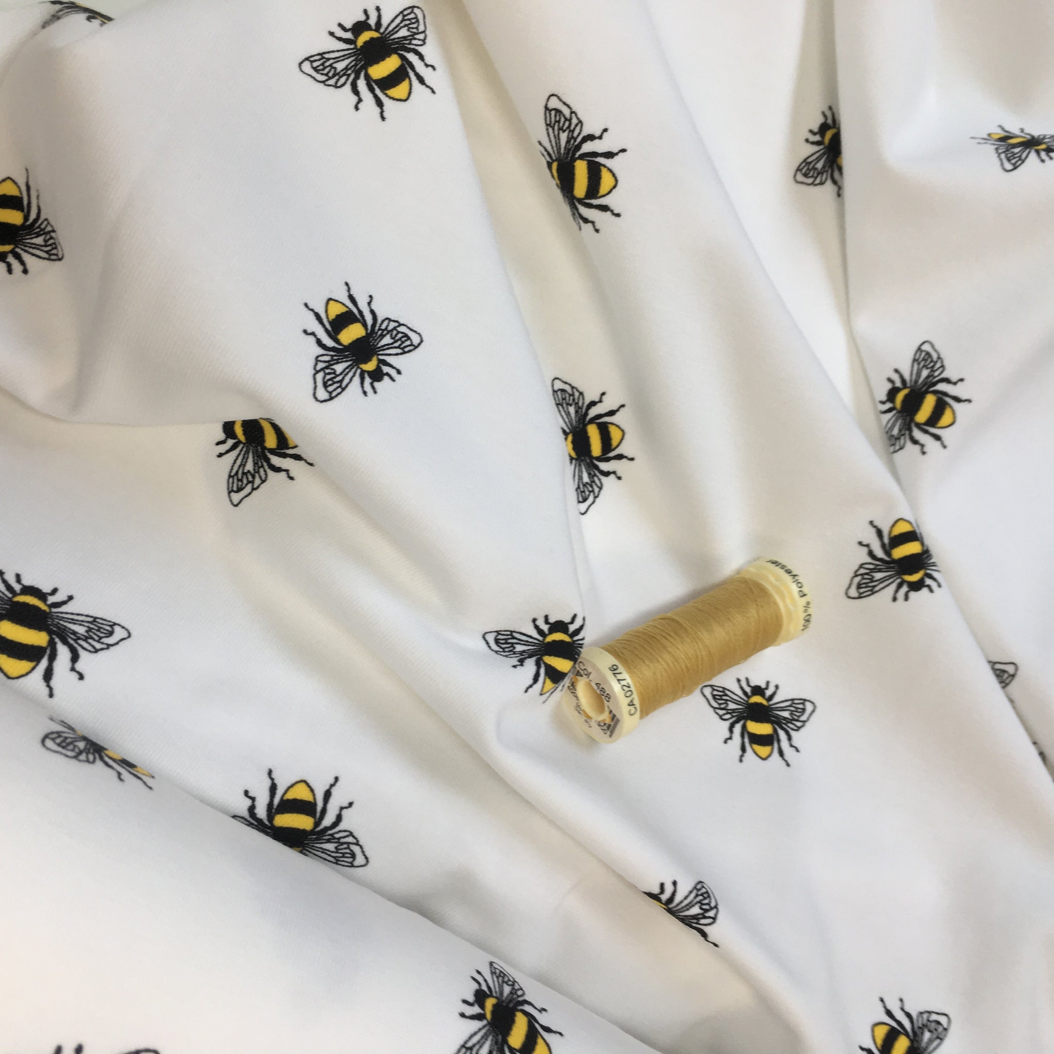 Bees Cotton Jersey Fabric - 1.65m 