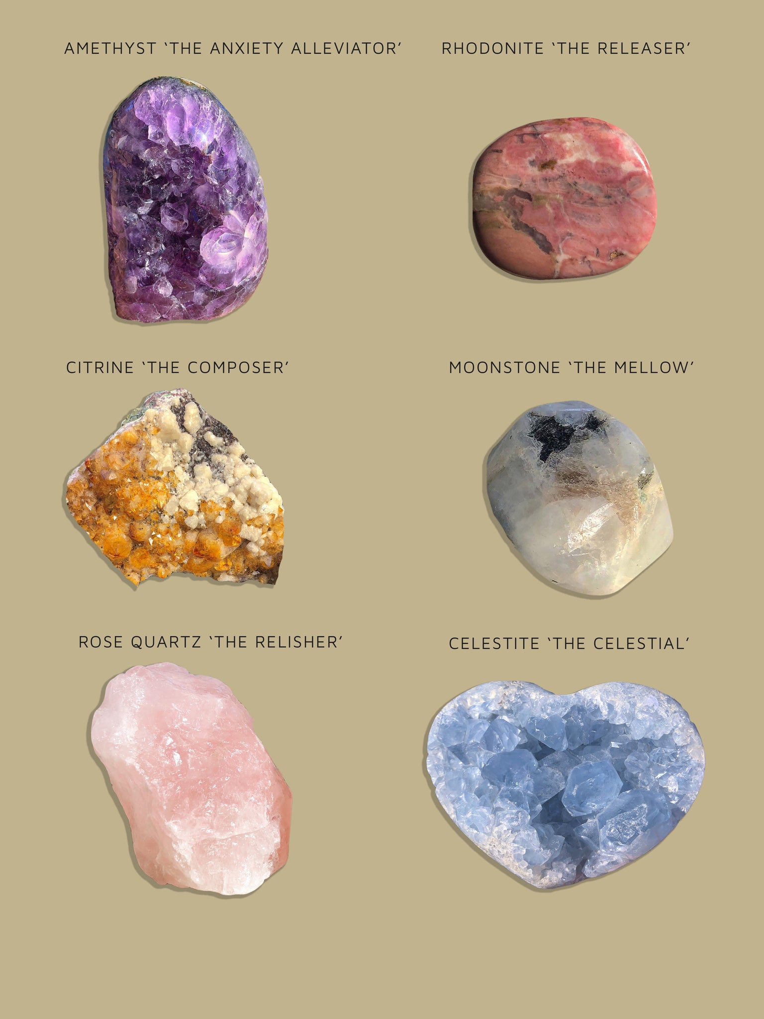 6 Best Healing Crystals for Anxiety & Stress