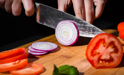 invest chef knife for cutting onions
